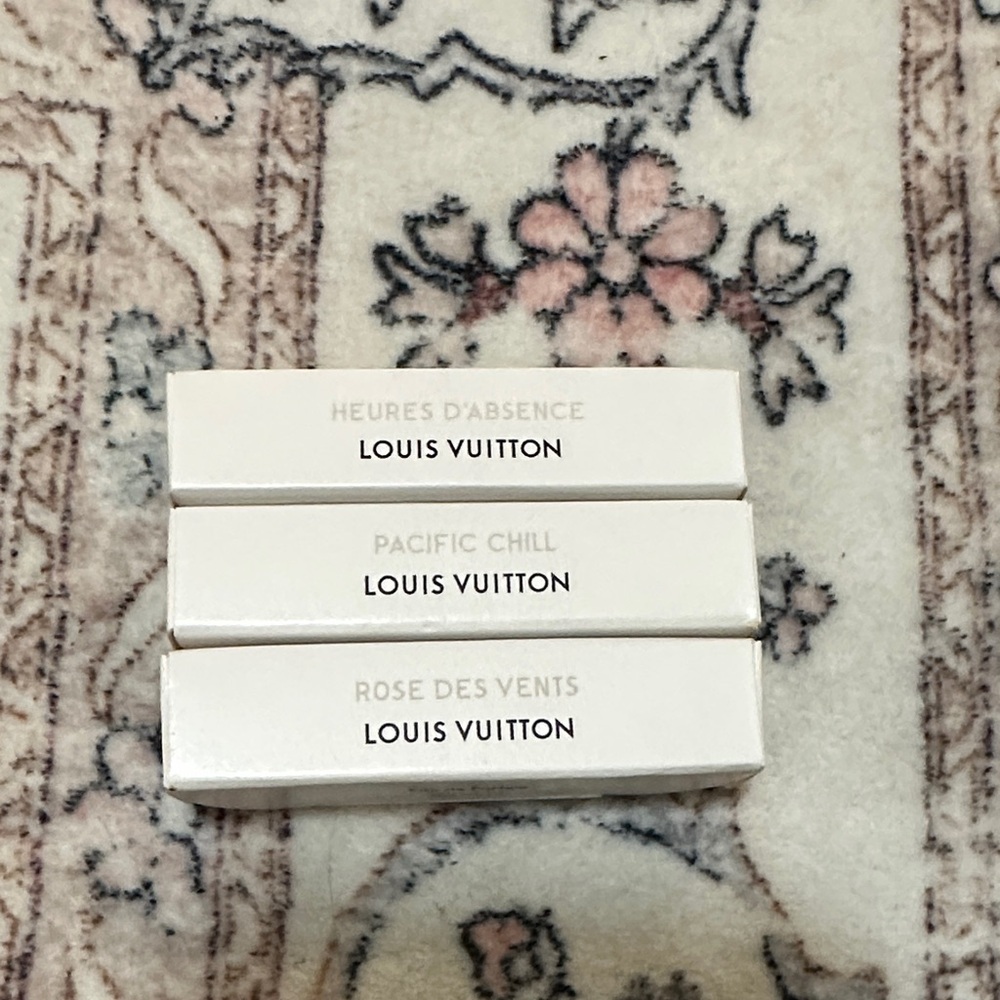Louis Vuitton Fragrance Trio in White Packaging